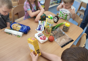 Przyniesione przez dzieci produkty ekologiczne