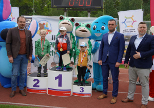 najmłodsi na podium
