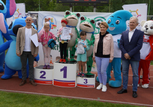 czterolatki na podium