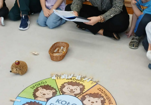 Dzieci zaznaczają swoje samopoczucie