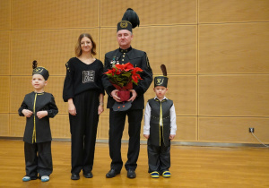 wspólne zdjęcie z górnikiem