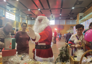 sw mikołak odwiedzł nasze stoisko