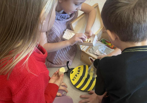 Amelka pokazuje pamiątki