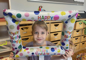 Amelka w urodzinowej ramce