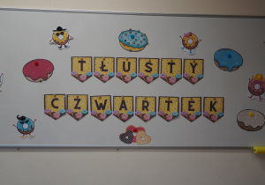 napis tłusty czwartek