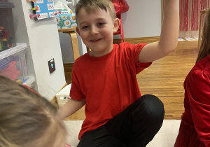 Jasio dostaje walentynkę