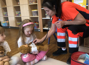 Spotkanie z pielęgniarką -Światowy Dzień Zdrowia w grupie 4-latków