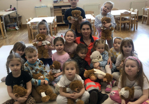 wspólne zdjęcie z panią pielęgniarką