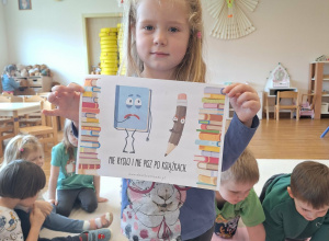 ,,Z książka za pan brat "tydzień z książką w grupie czterolatków