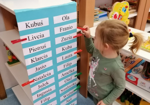 Dzieci odszukują swoje imiona