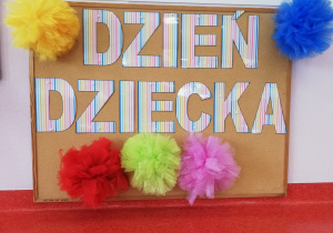 dekoracja z okazji dnia dziecka