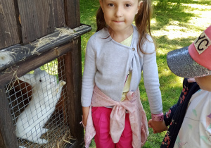 dziewczynka z króliczkiem