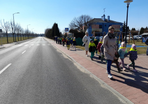 Spacer ulicami Łuszczanowic